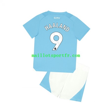 Maillot de Foot Manchester City Haaland 9 Enfant Domicile 2023/24